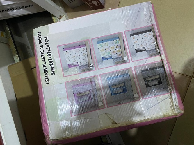 Lemari Plastic 16 Pintu